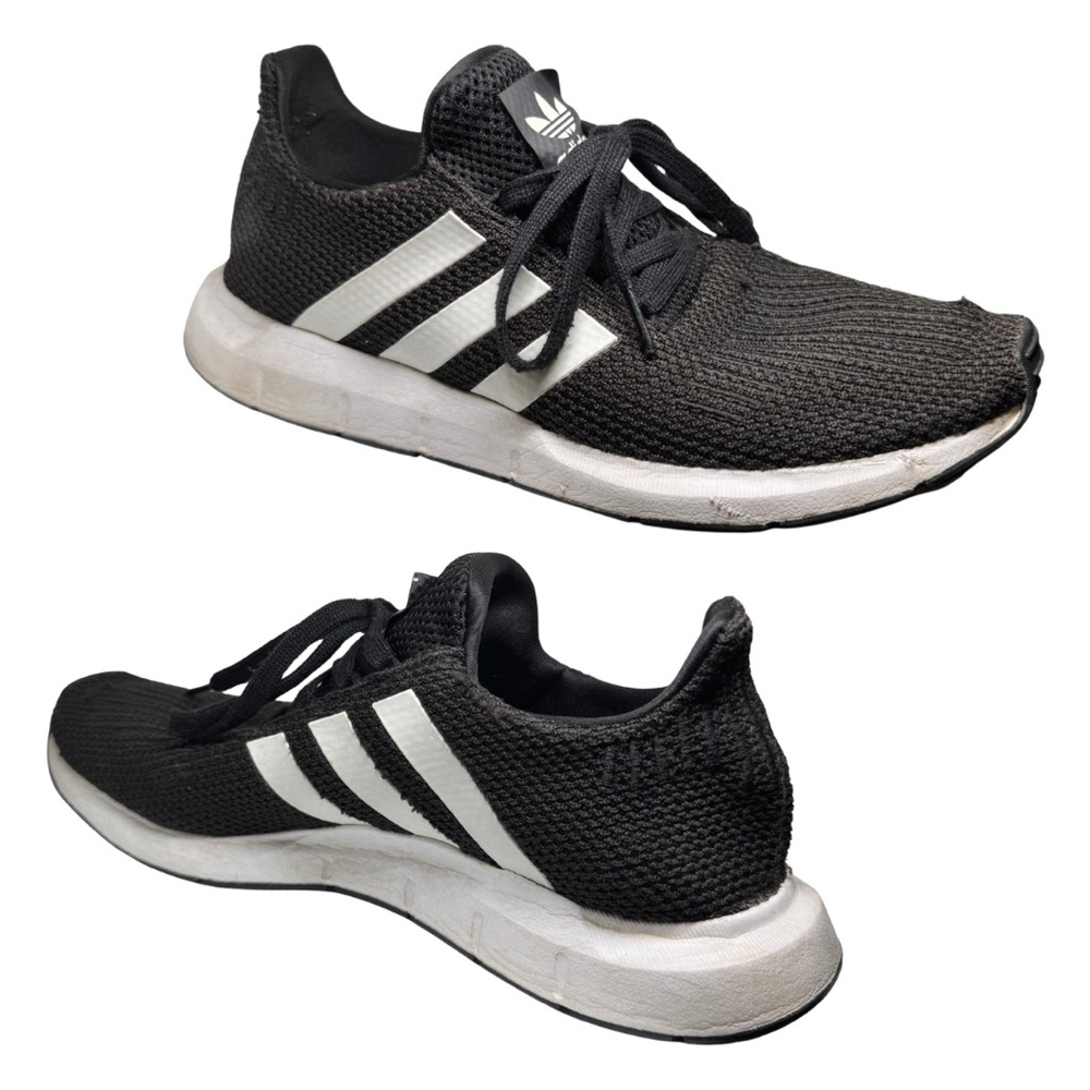 🖤 Adidas Swift Run 1.0 Sneakers – Black/White – Size 9